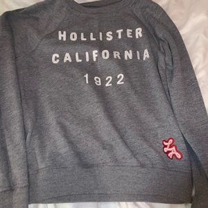 Gray Hollister sweatshirt